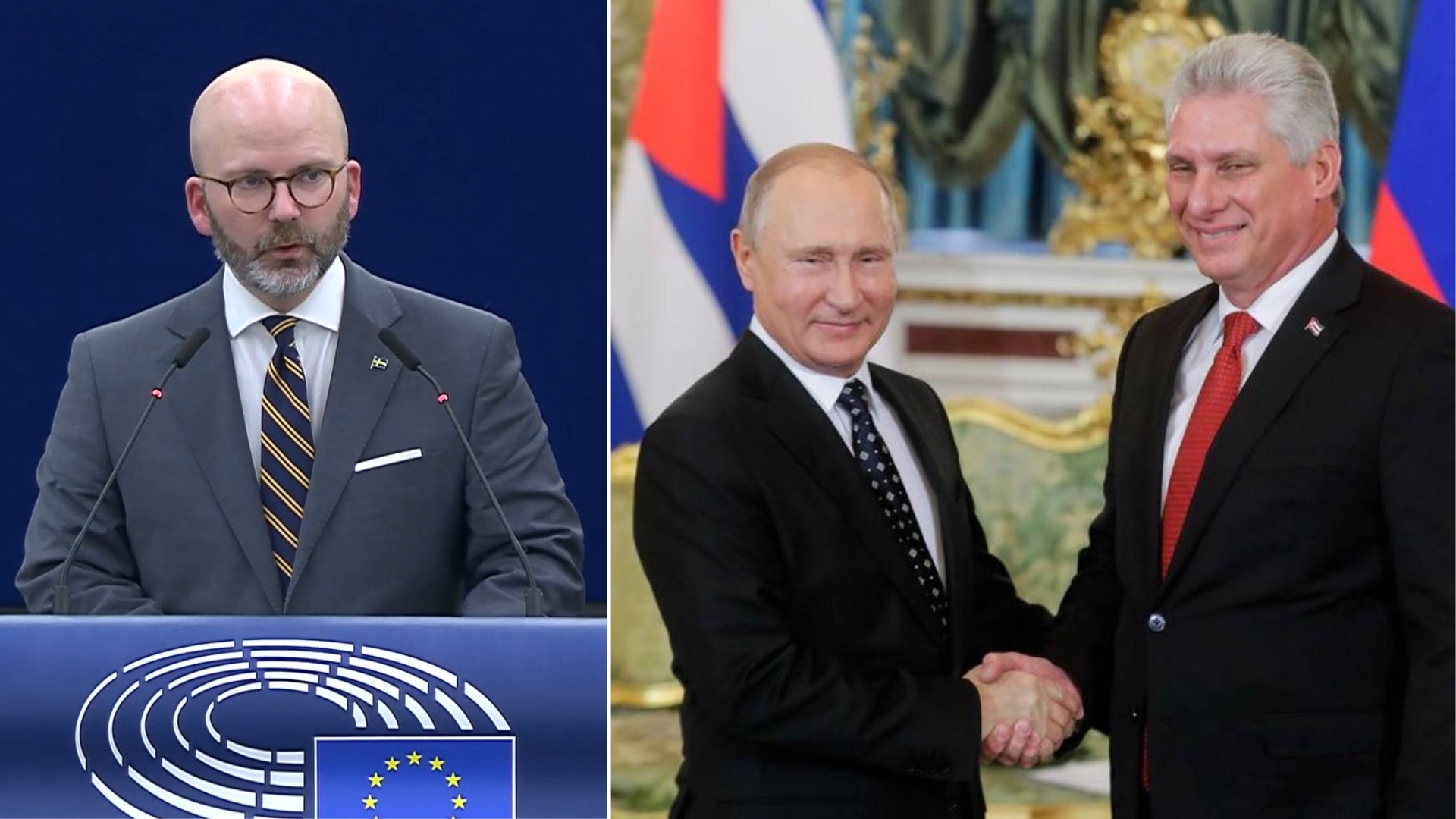 Eurodiputado acusó a regímenes de Cuba y Rusia de ser “promotores del terrorismo”
