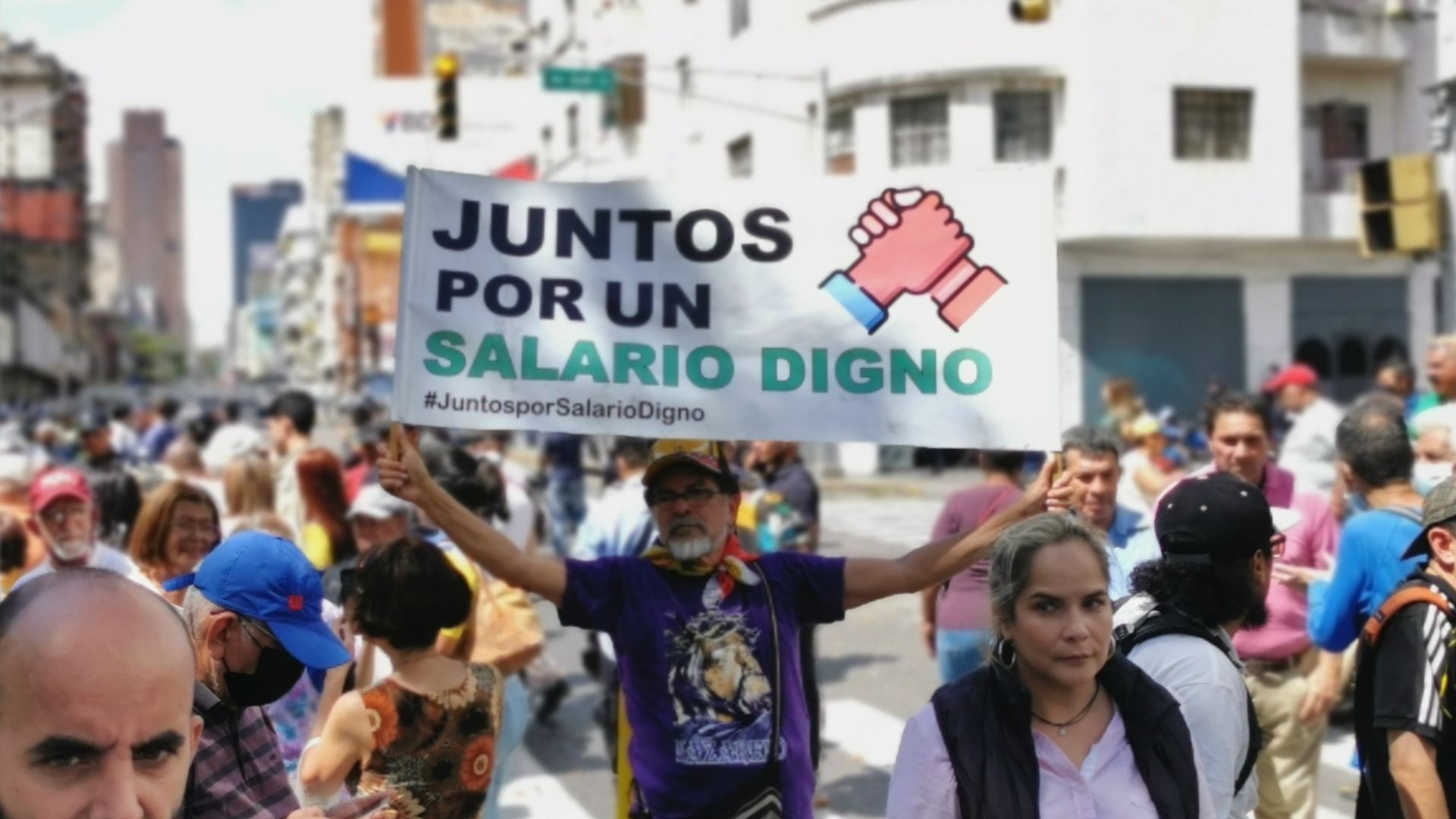 EXCLUSIVA | “El hambre no espera”: Continúan protestas para exigir salarios dignos al régimen de Maduro