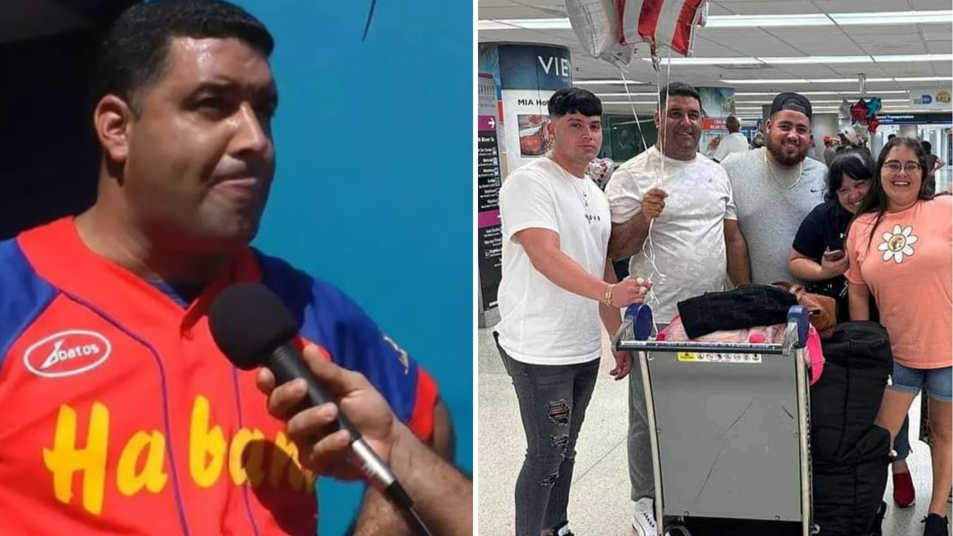Expelotero cubano de Industriales Serguey Pérez llega a Miami