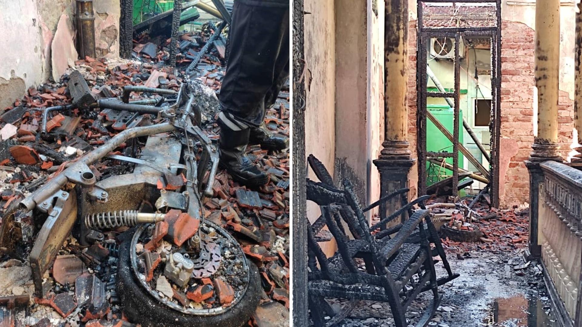 Explosión de motorina en Santa Clara provoca incendio y deja lesionados