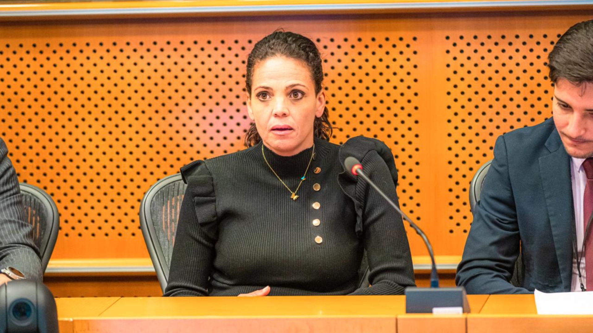 Exprisionera política Angélica Garrido se encuentra en Bruselas para denunciar al régimen cubano
