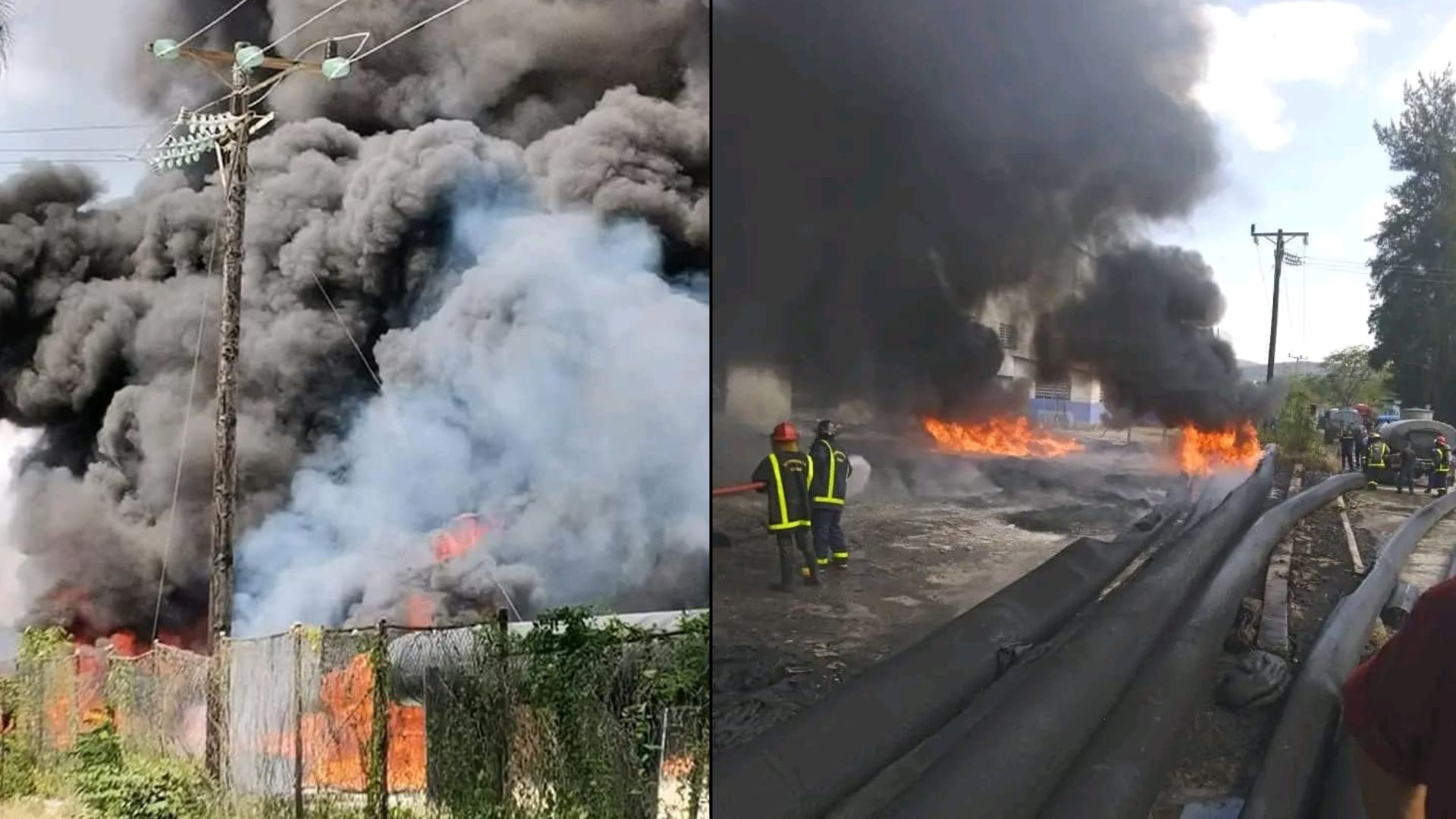 Extinguen fuego en fábrica de Tubos Holplast en Holguín
