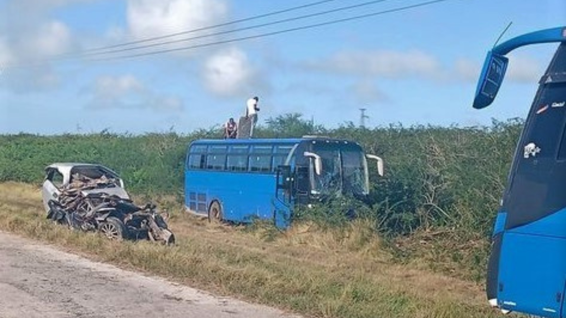 Familia de tres personas muere en accidente de tránsito en carretera de Nuevitas