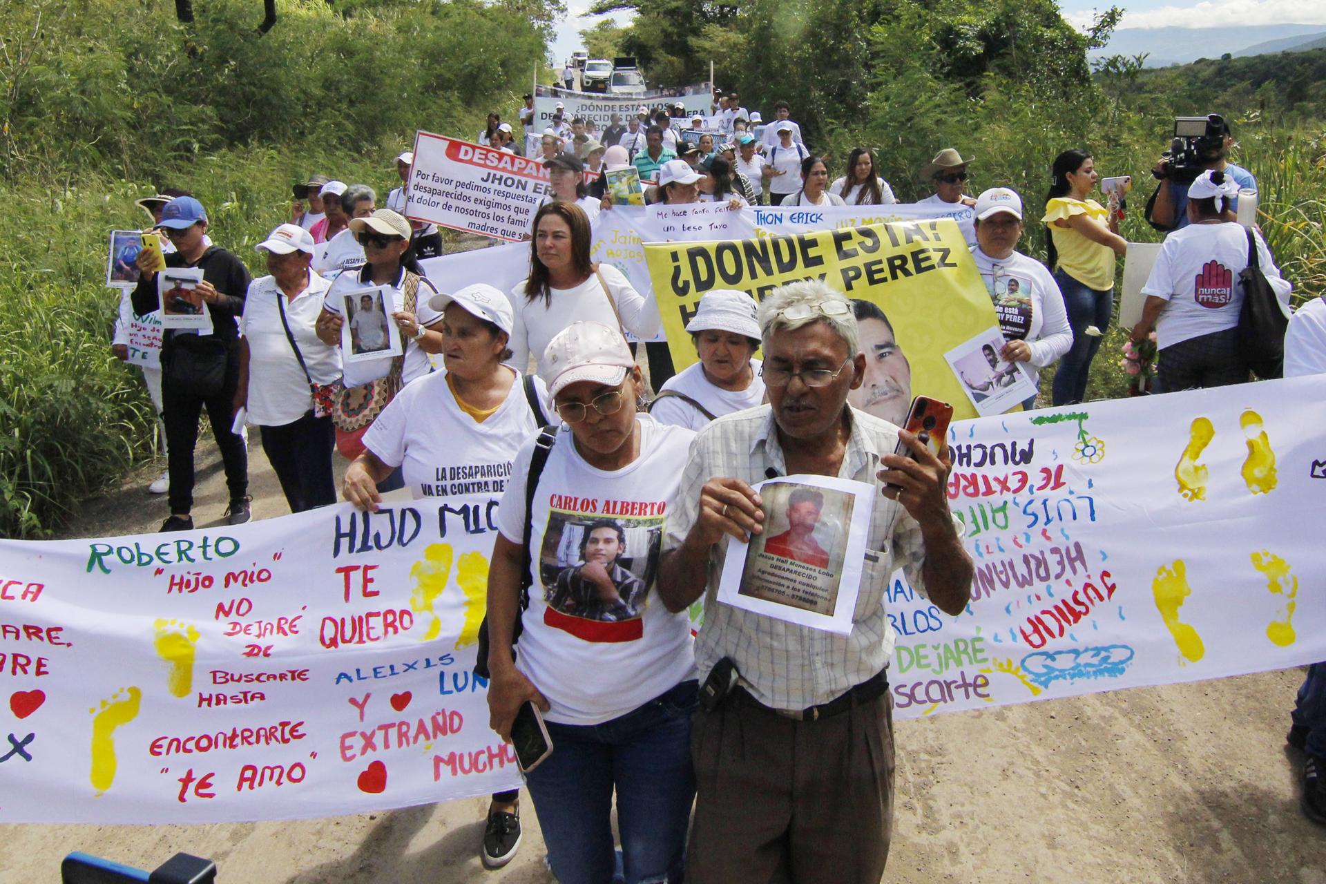 Familiares de colombianos desaparecidos en la frontera con Venezuela exigen respuestas
