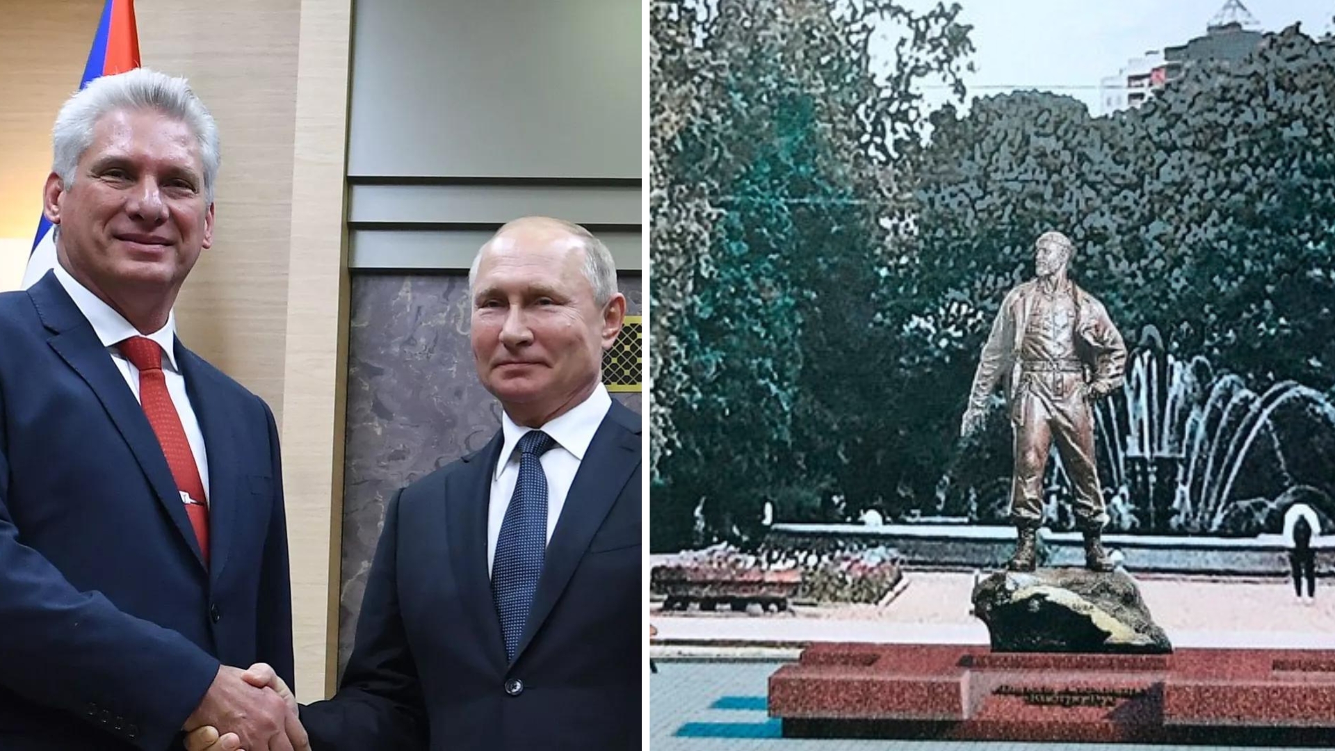Fiesta de autócratas: Díaz-Canel asistiría a inauguración de estatua de Fidel Castro en Rusia