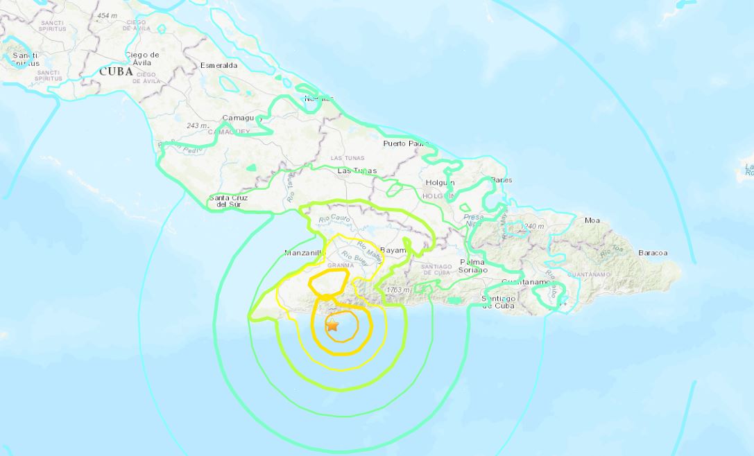 Fuertes sismos sacuden a buena parte de la región oriental de Cuba
