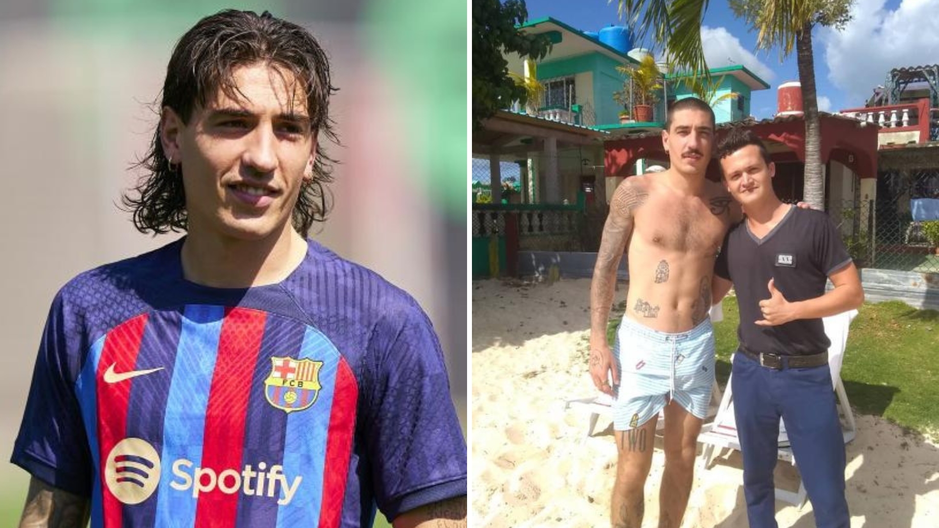 Futbolista del FC Barcelona de visita en Cuba