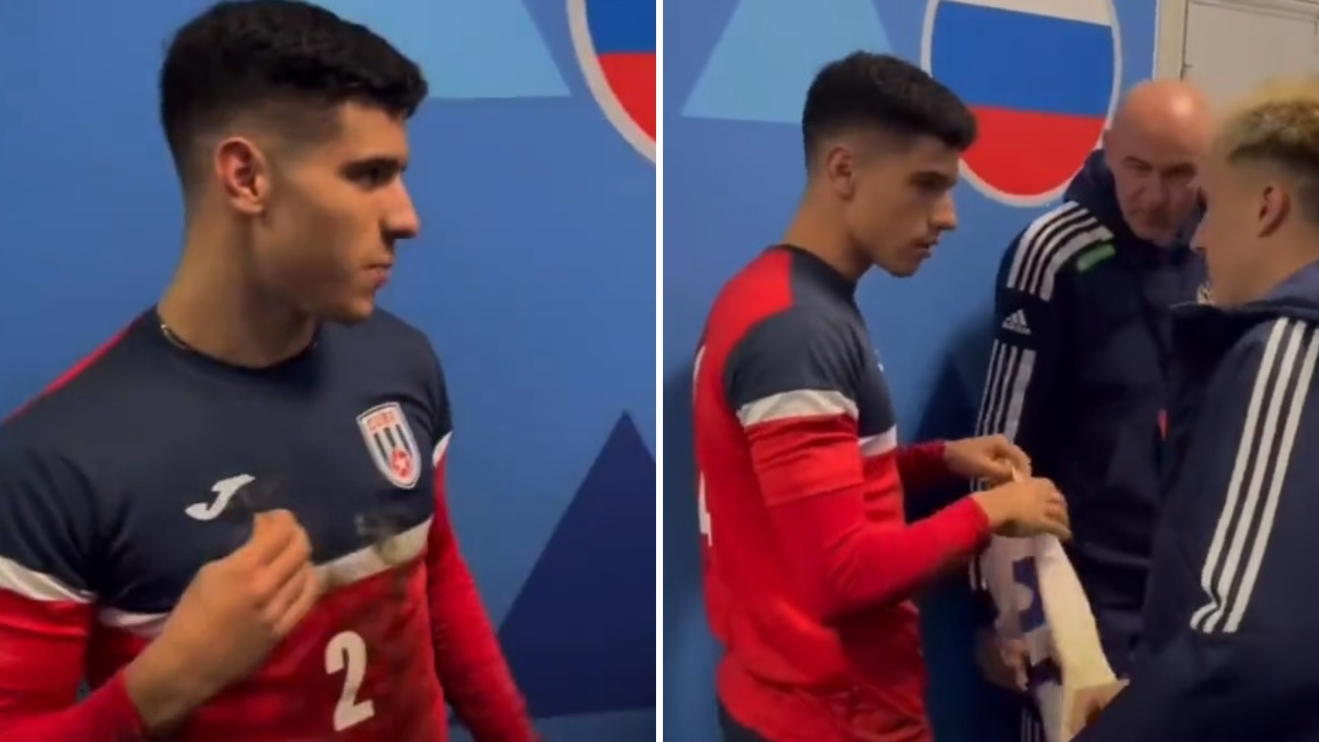 Futbolistas cubanos no pueden intercambiar camisetas: ¡solo tienen una!
