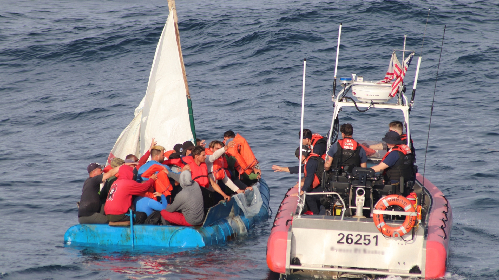 Guardacostas de EEUU detienen a más de 3700 balseros cubanos en menos de 3 meses
