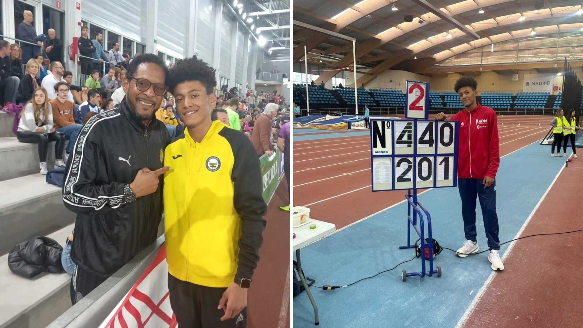 Hijo de Javier Sotomayor supera la marca de los dos metros en España