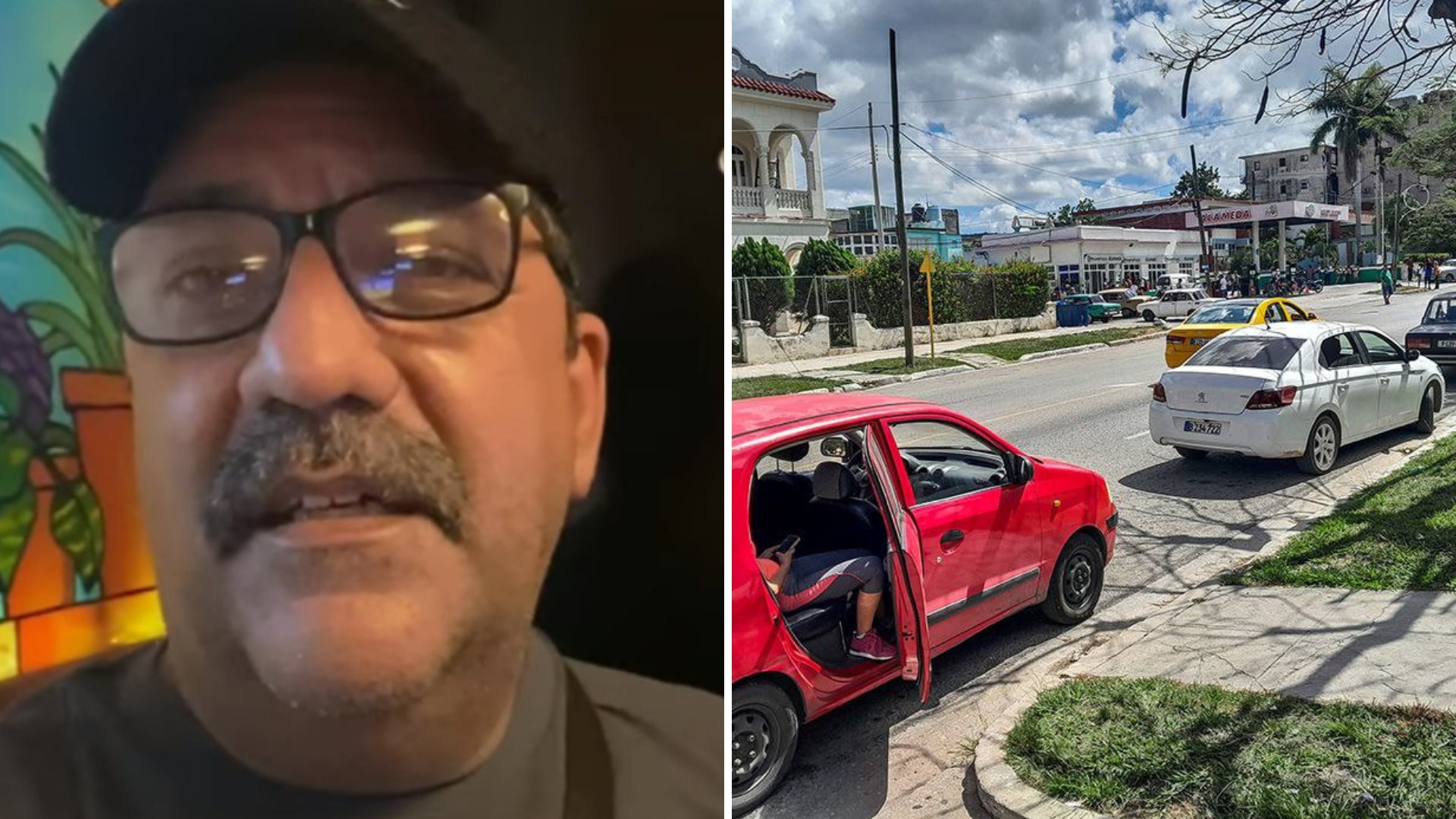 Humorista Otto Ortiz hace uso de la ironía mientras espera por la reposición de su carro