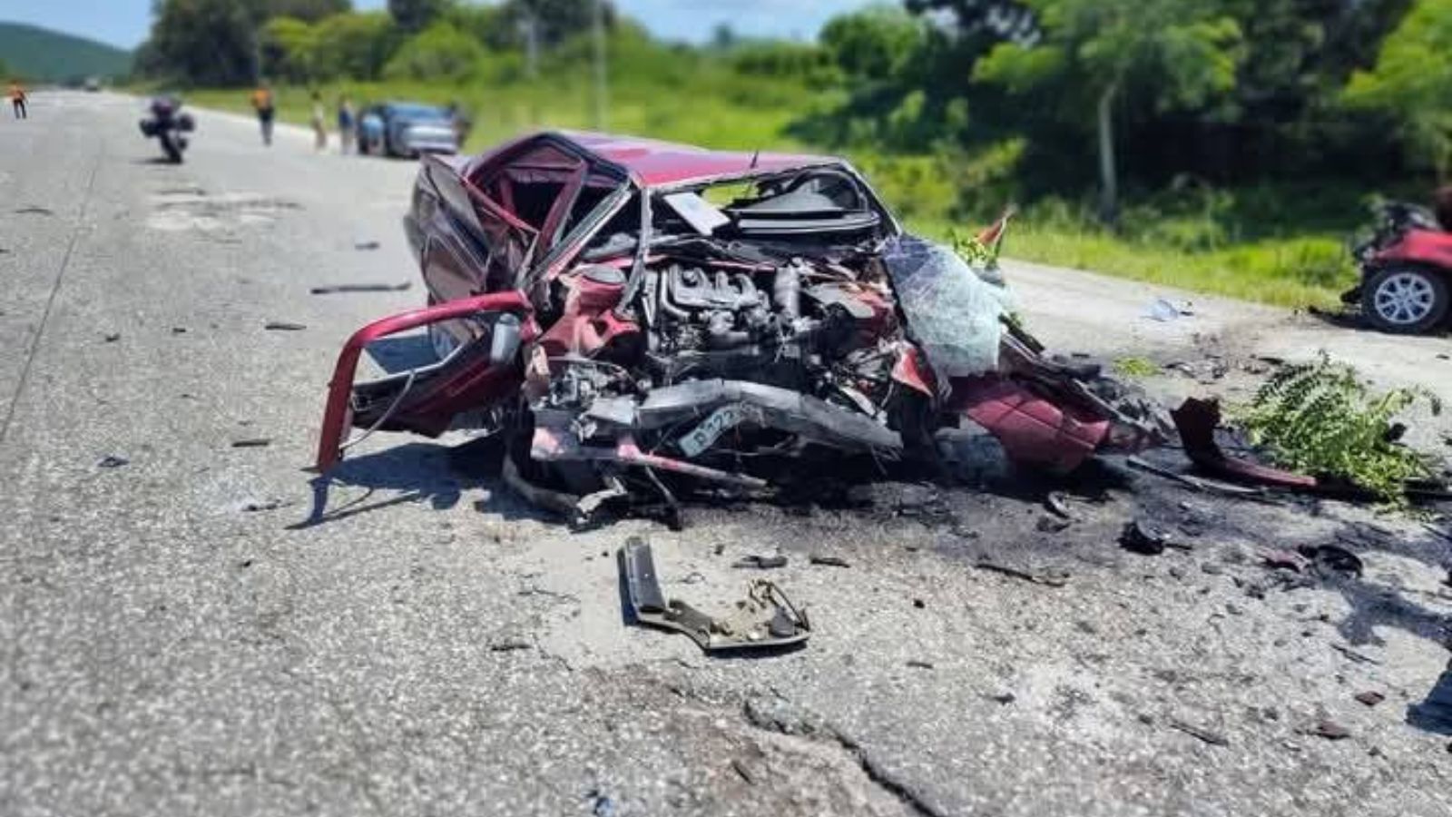 Identifican a los cinco fallecidos en accidente en la Autopista Nacional en Villa Clara