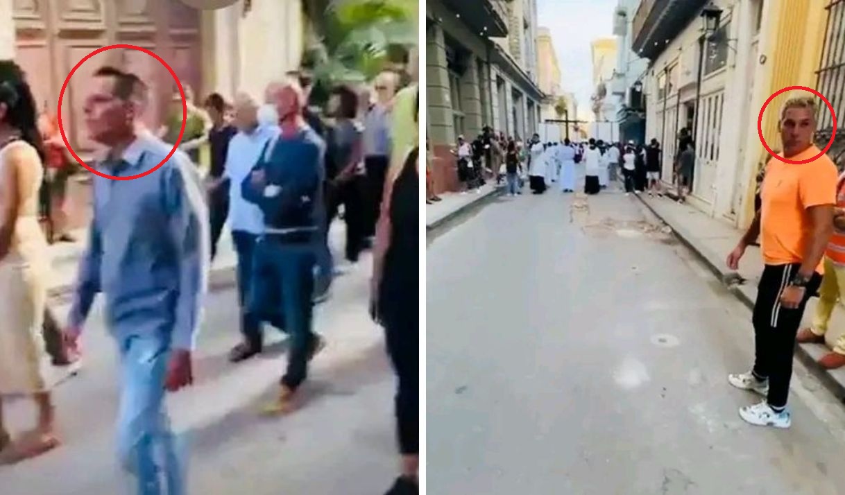 Identifican a represores del régimen vigilando peregrinación del Viernes Santo