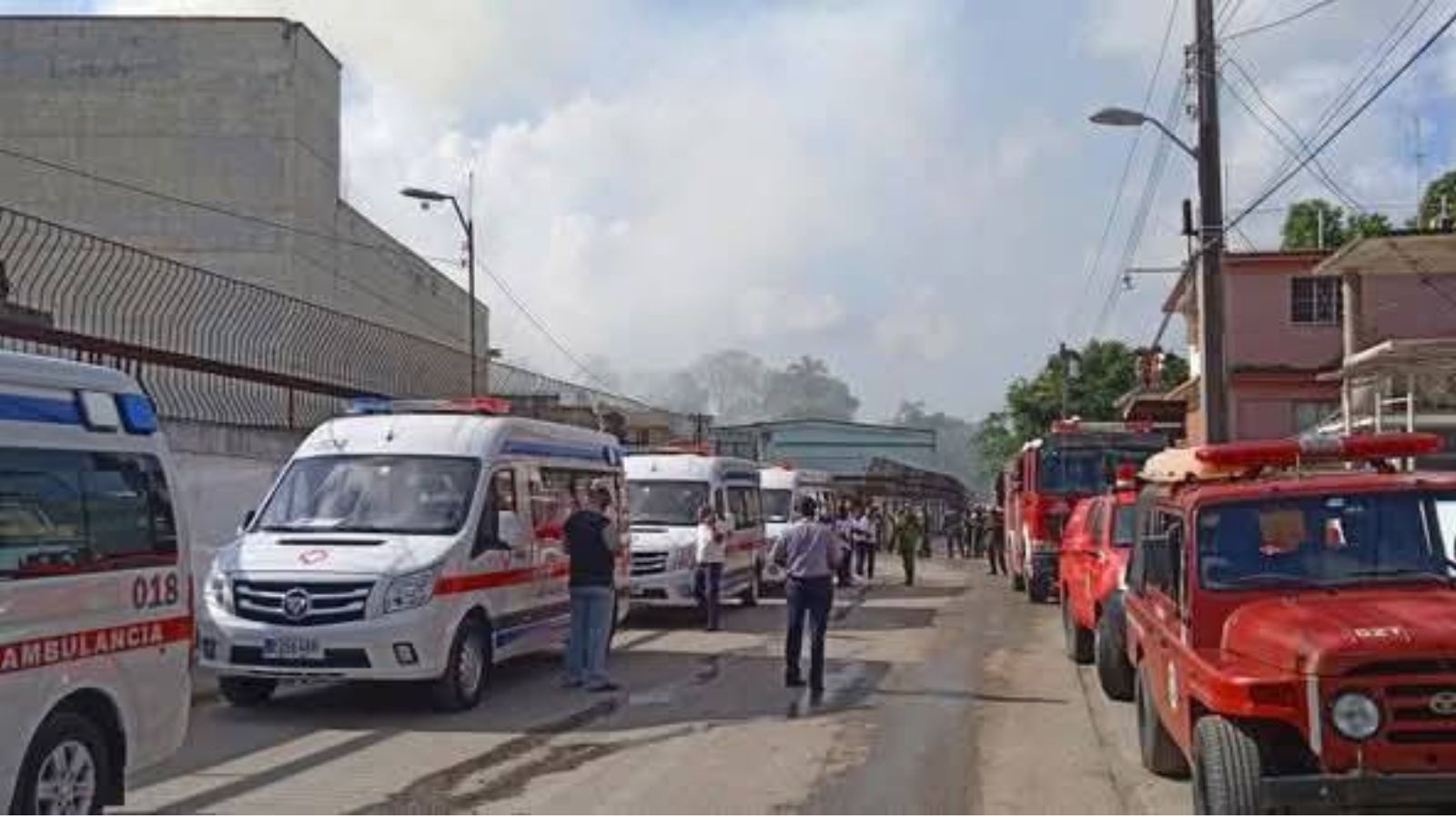 Incendio de grandes proporciones en cervecería del Cotorro, en La Habana