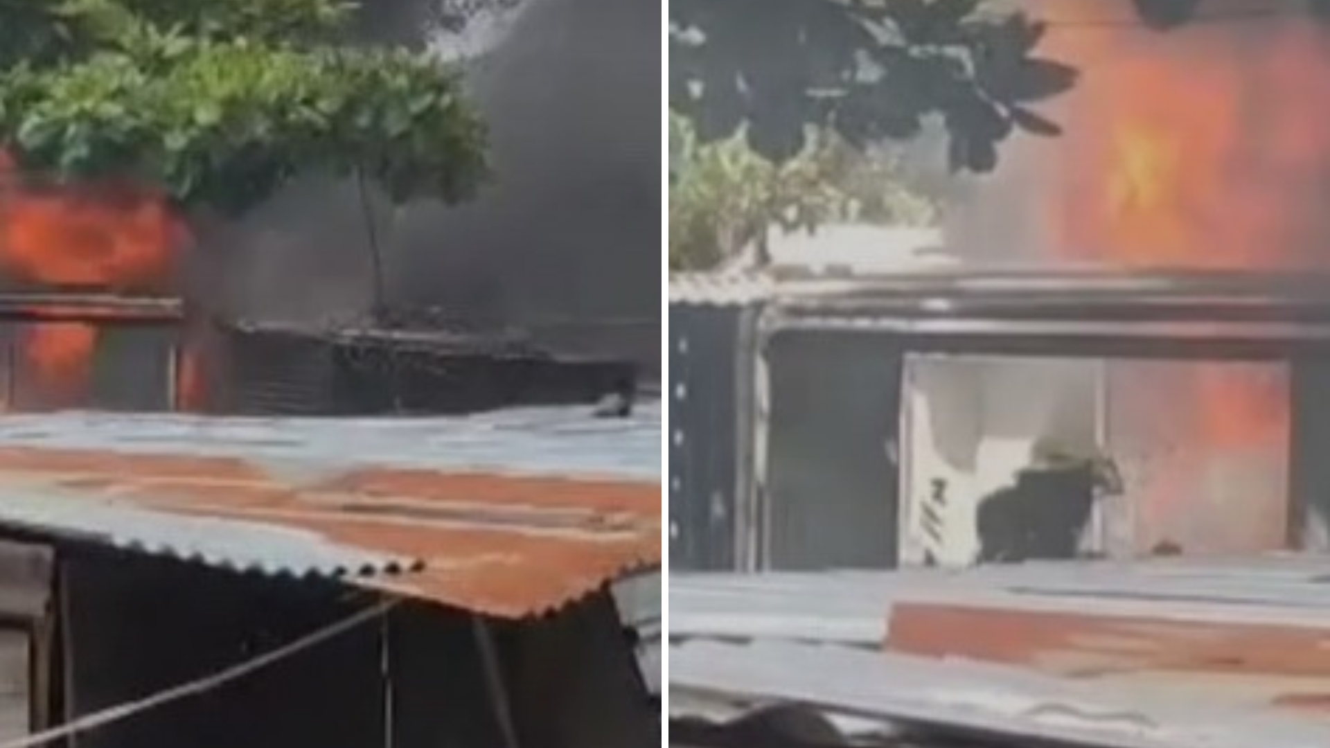 Incendio en La Candonga de Santa Clara: así se vio por pobladores