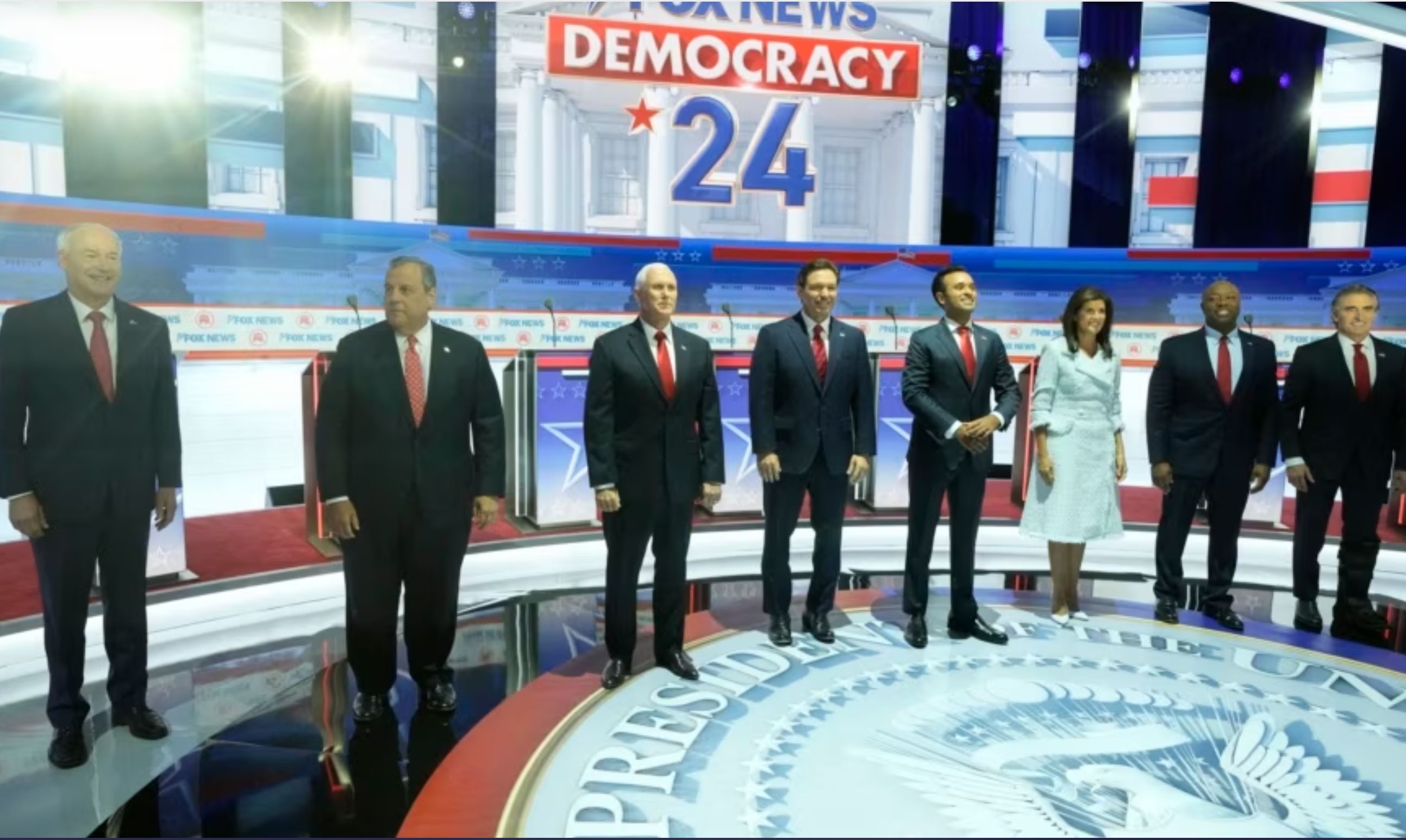 Intenso debate republicano: contendientes se enfrentan en ausencia de Trump