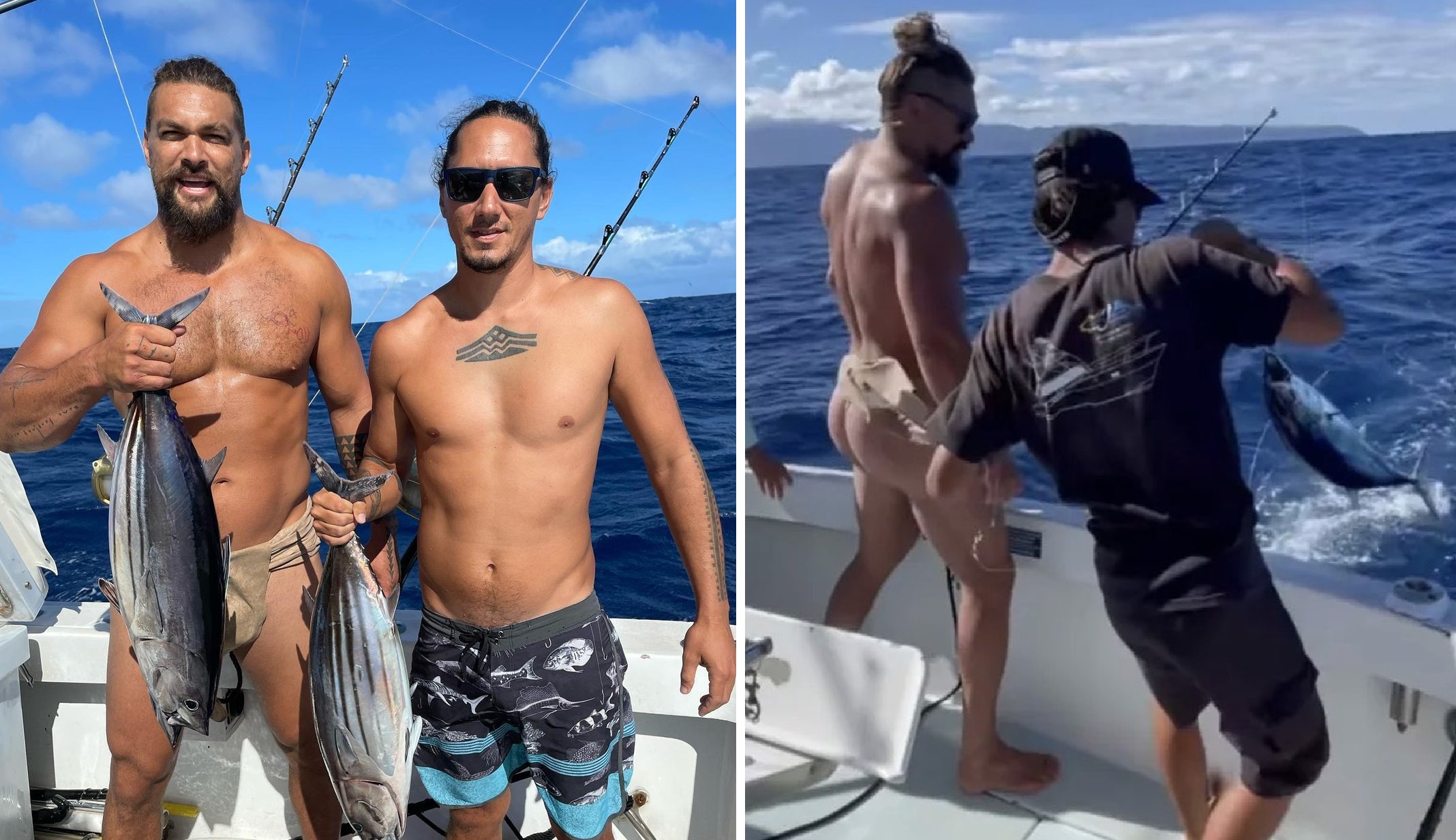 Jason Momoa en “taparrabos”: ¡Aquaman enloquece a sus fans!