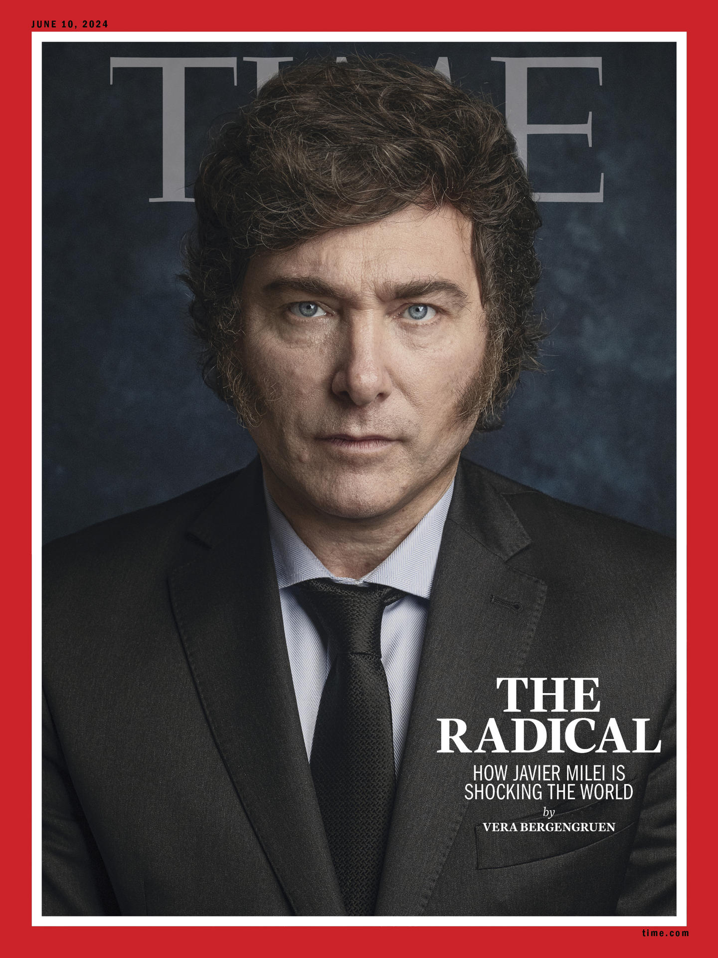 Javier Milei protagoniza la portada de la revista Time con su "plan radical para transformar Argentina"