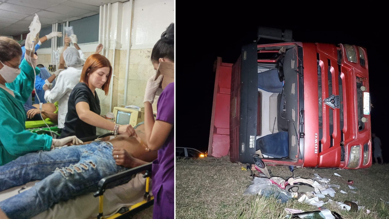 Joven en estado crítico con trauma de cráneo por accidente masivo en Pinar del Río