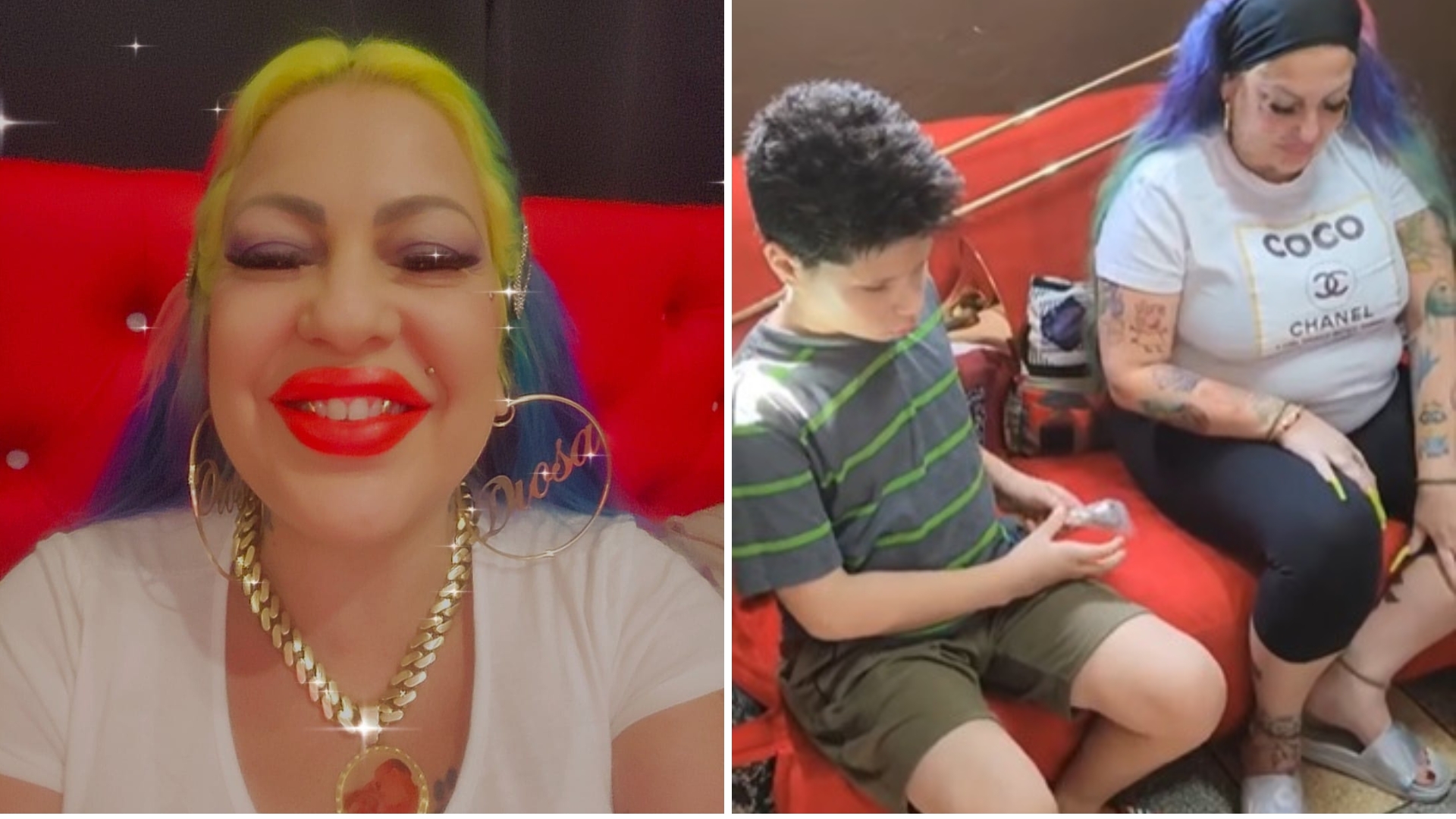 La Diosa inicia el año con una noble acción: regala un trombón a un niño ciego