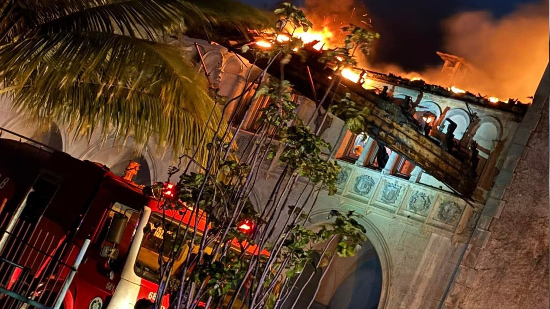 La Habana: reportan incendio en antiguo círculo social “La Concha” 