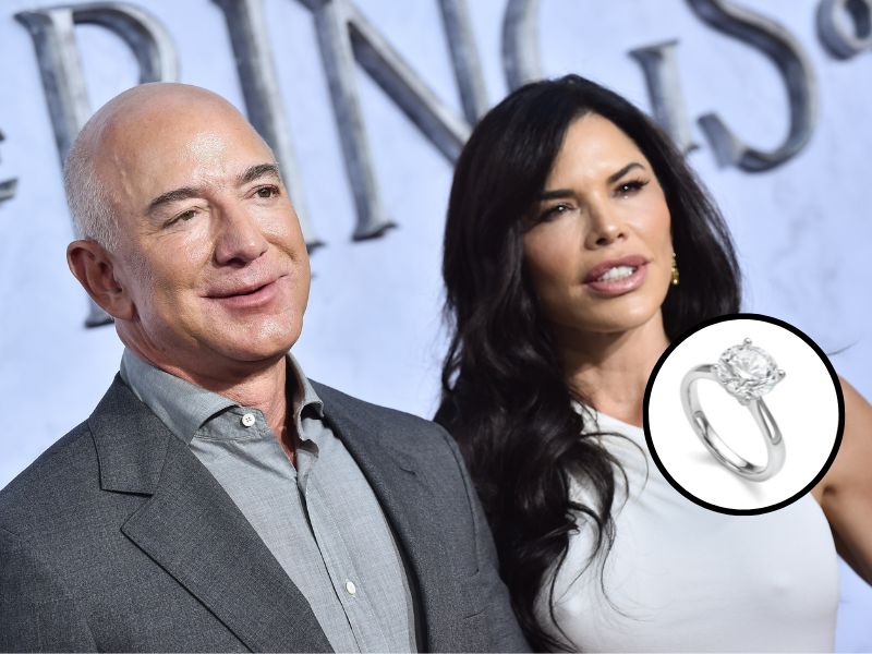 Lauren Sánchez muestra el gigantesco anillo de compromiso que le dio Jeff Bezos