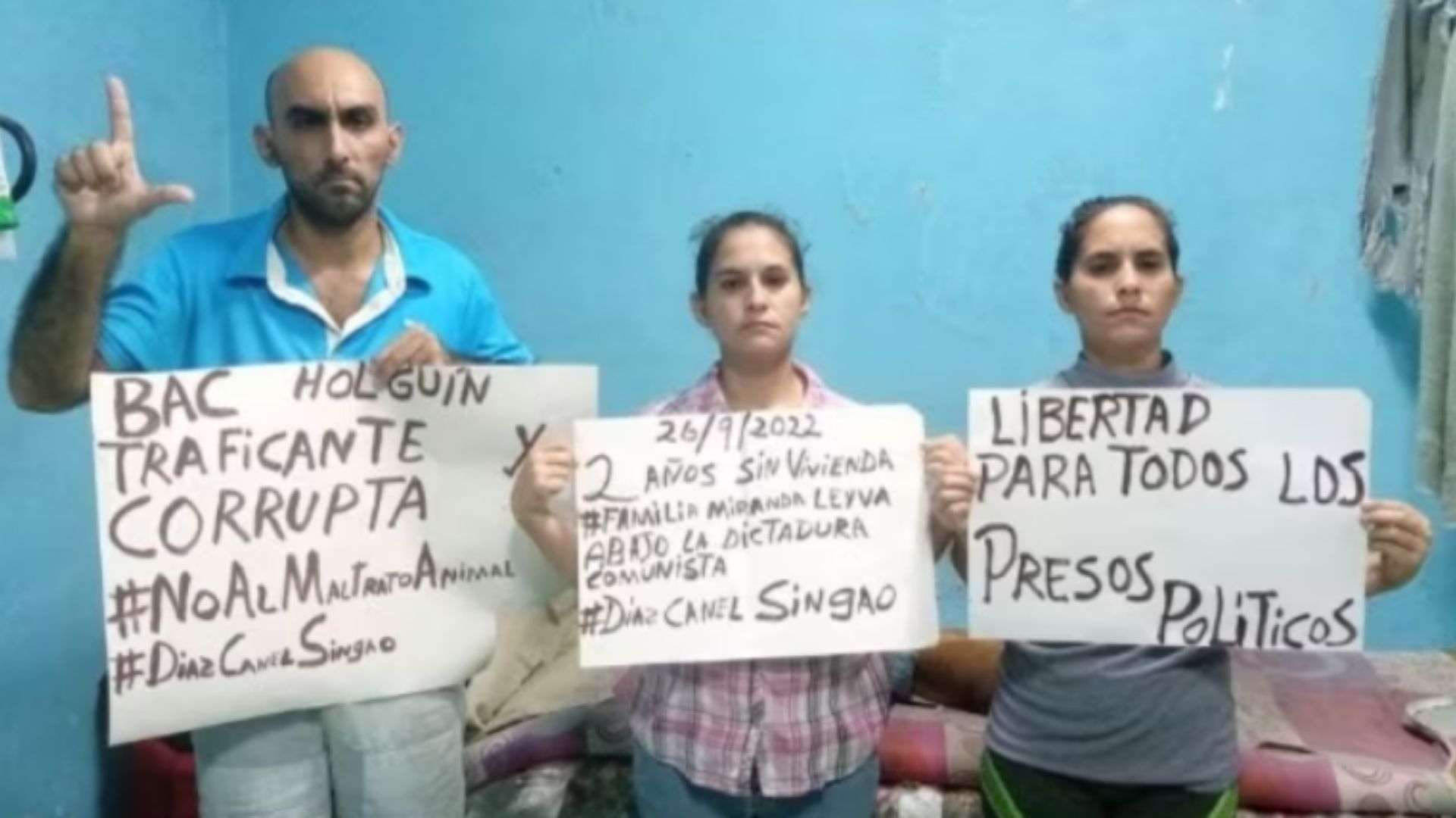 Liberan a hermanos Miranda Leyva tras 4 días en huelga de hambre