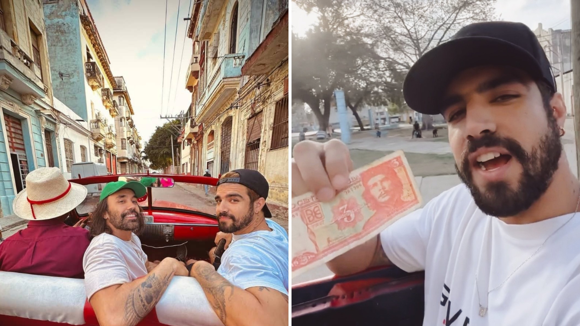 Llueven las críticas al actor brasileño Caio Castro por su visita a Cuba
