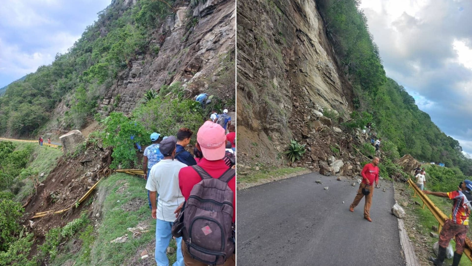 Localidad incomunicada por megaderrumbe en Santiago de Cuba 