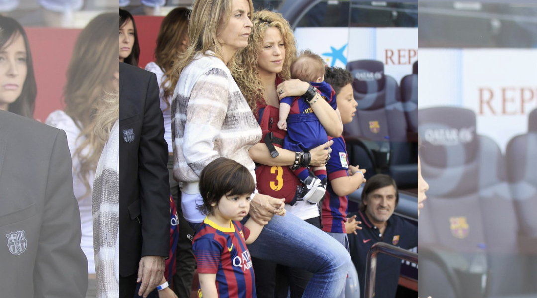 Madre de Piqué acusa a Shakira de alejarla de sus nietos