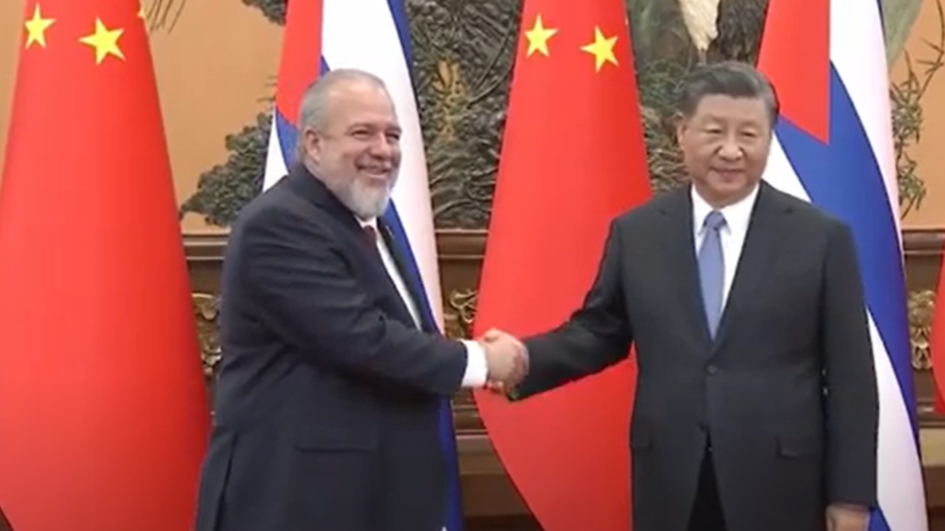  Manuel Marrero se reúne con presidente de China