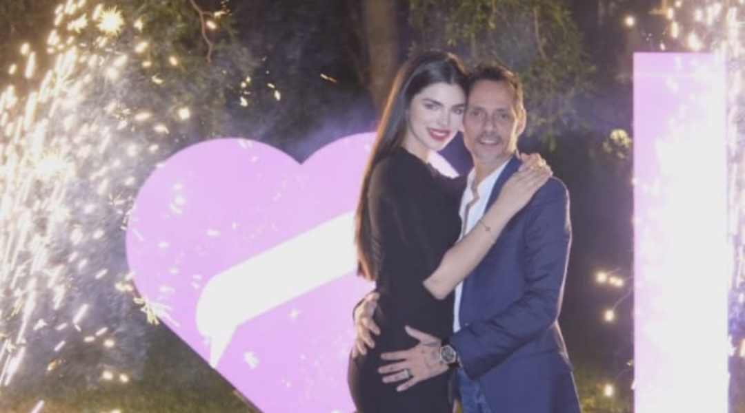 Marc Anthony llenó de amor a Nadia Ferreira en primer aniversario de bodas