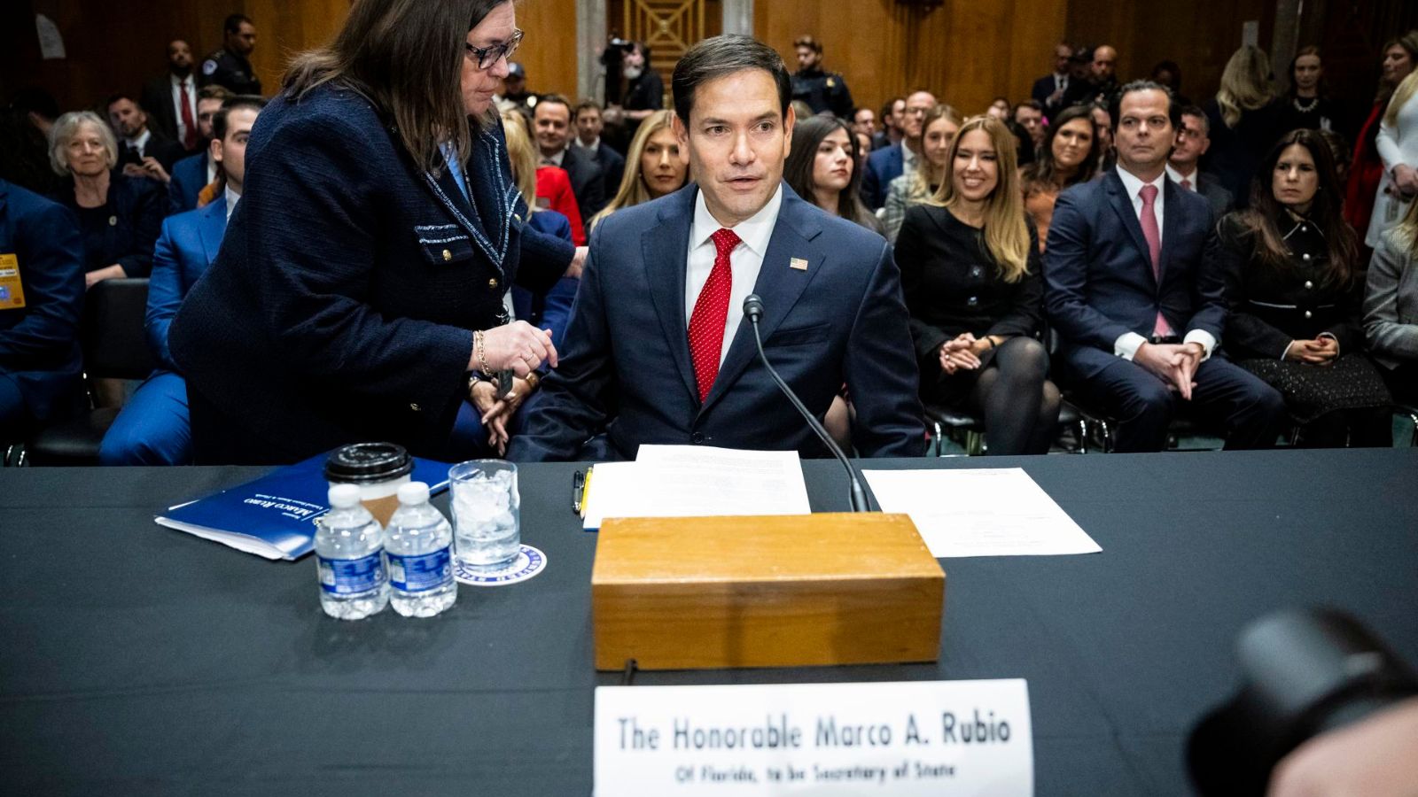 Marco Rubio habla de Cuba, Venezuela y Nicaragua en su confirmación como secretario de Estado