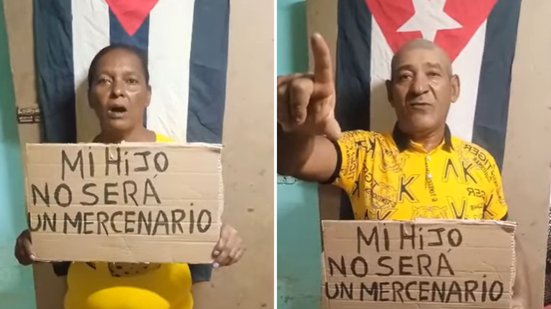 "¡Mi hijo no es mercenario!": hablan padres de prisioneros políticos cubanos