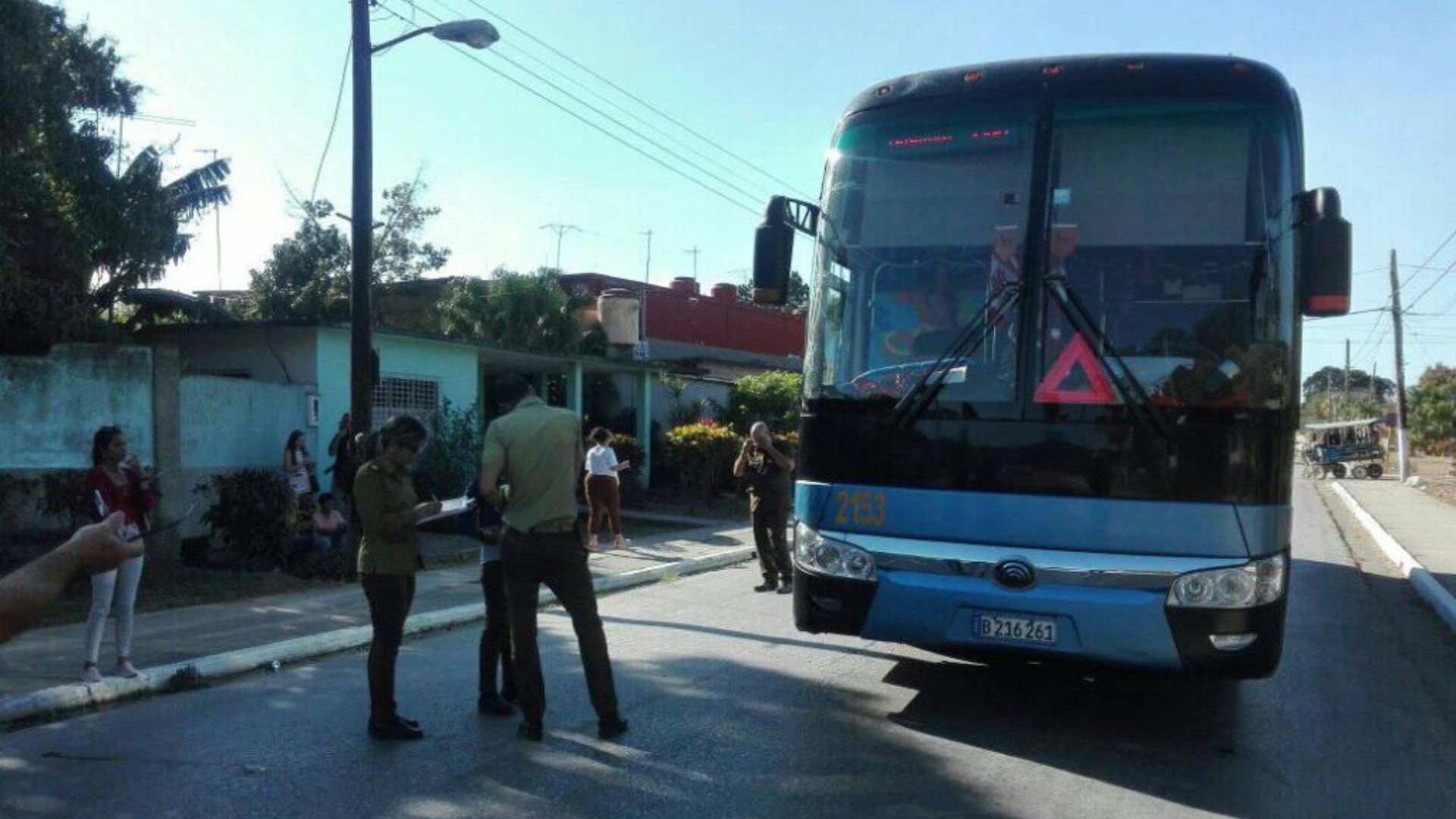 Ómnibus Yutong atropella a anciano en bicicleta en Sancti Spíritus