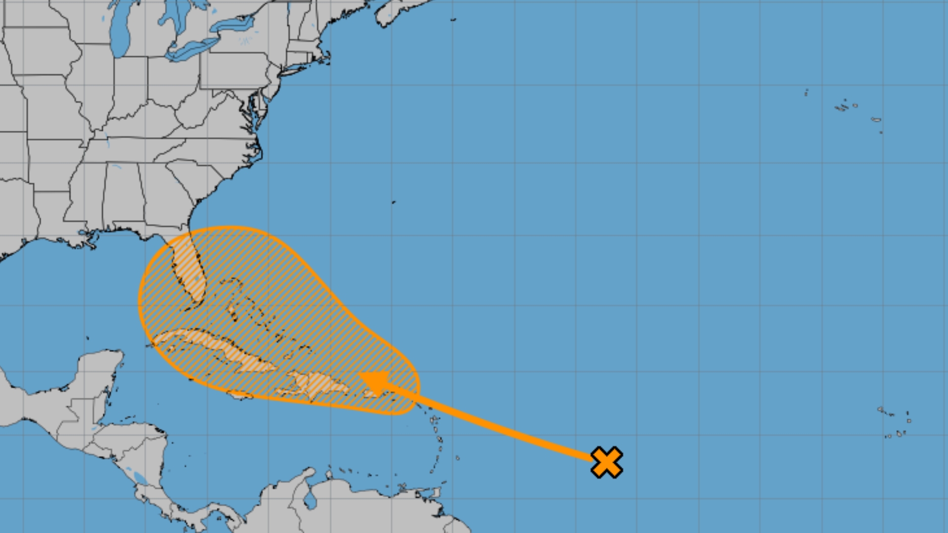 Monitorean probable tormenta en el Atlántico rumbo a Cuba y Florida
