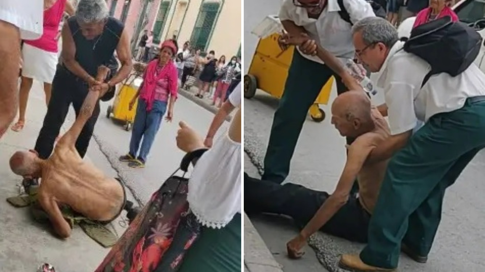 Muere tras llegar al hospital el anciano cubano que se desmayó por hambre en Holguín