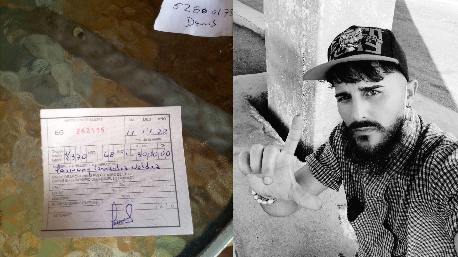 Multan a activista Yasmani González Valdés durante interrogatorio