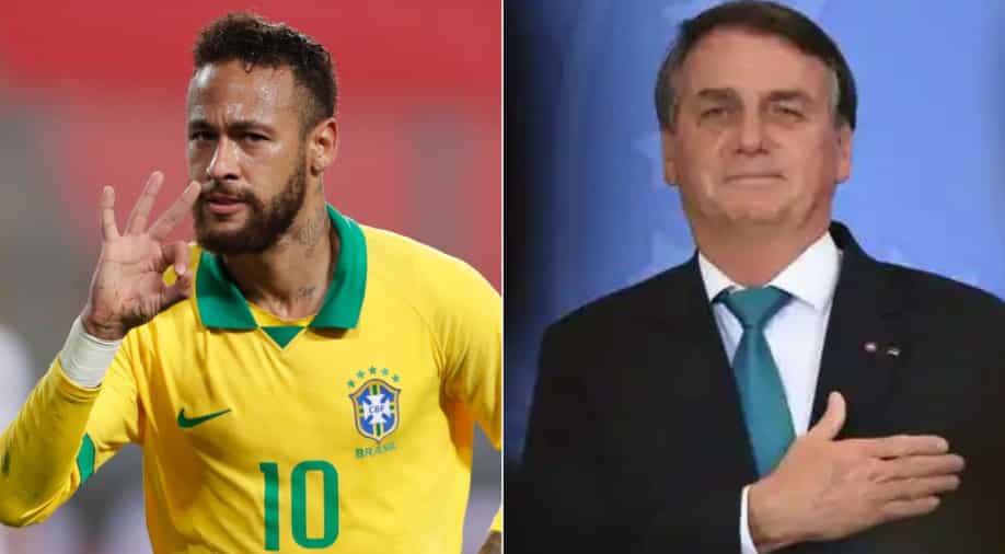 Neymar: "Bolsonaro reelegido, Brasil campeón del Mundial y todos felices"