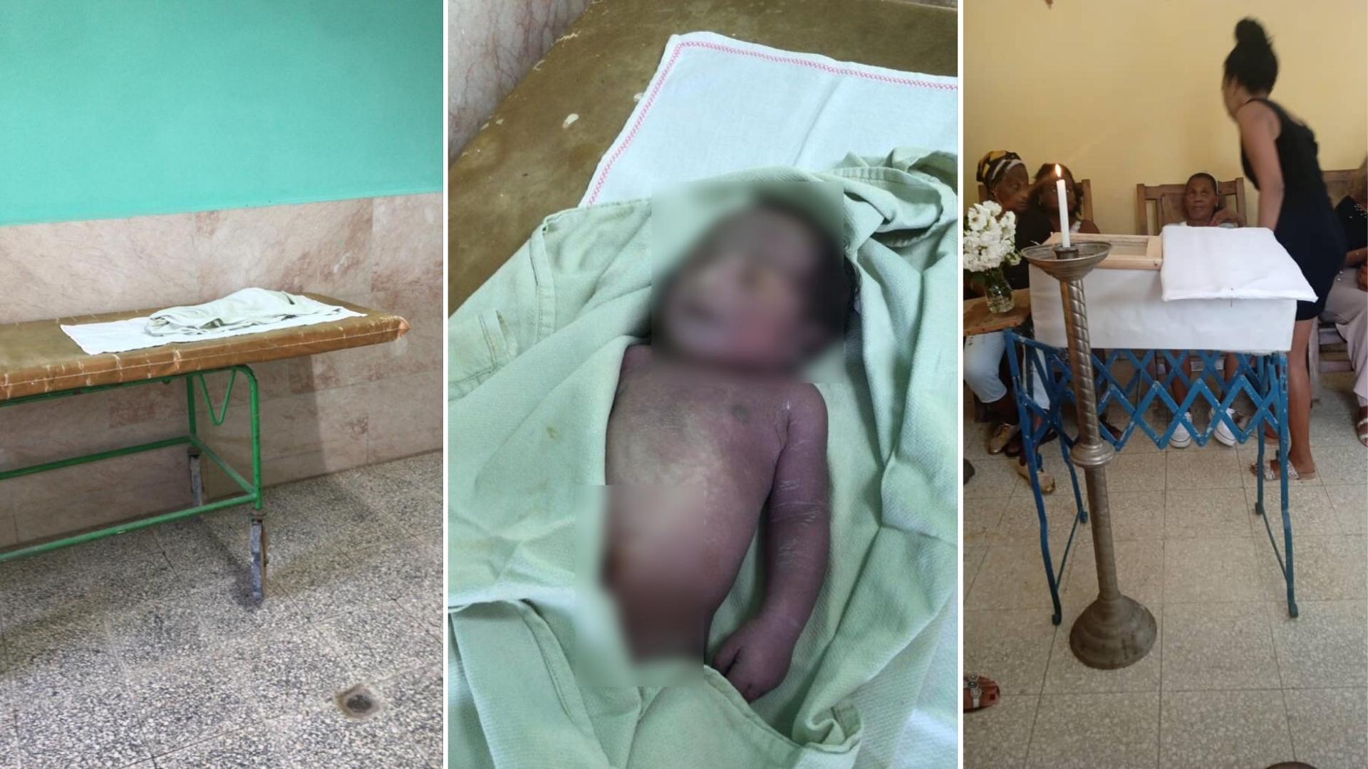 Ni carro fúnebre ni ataúd para bebé fallecida en hospital cubano 