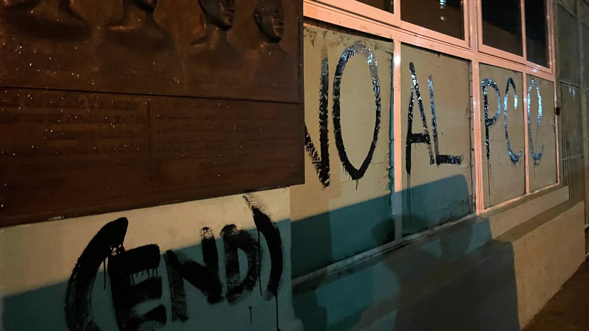 "No al PCC": aparece nuevo cartel contra la dictadura cubana