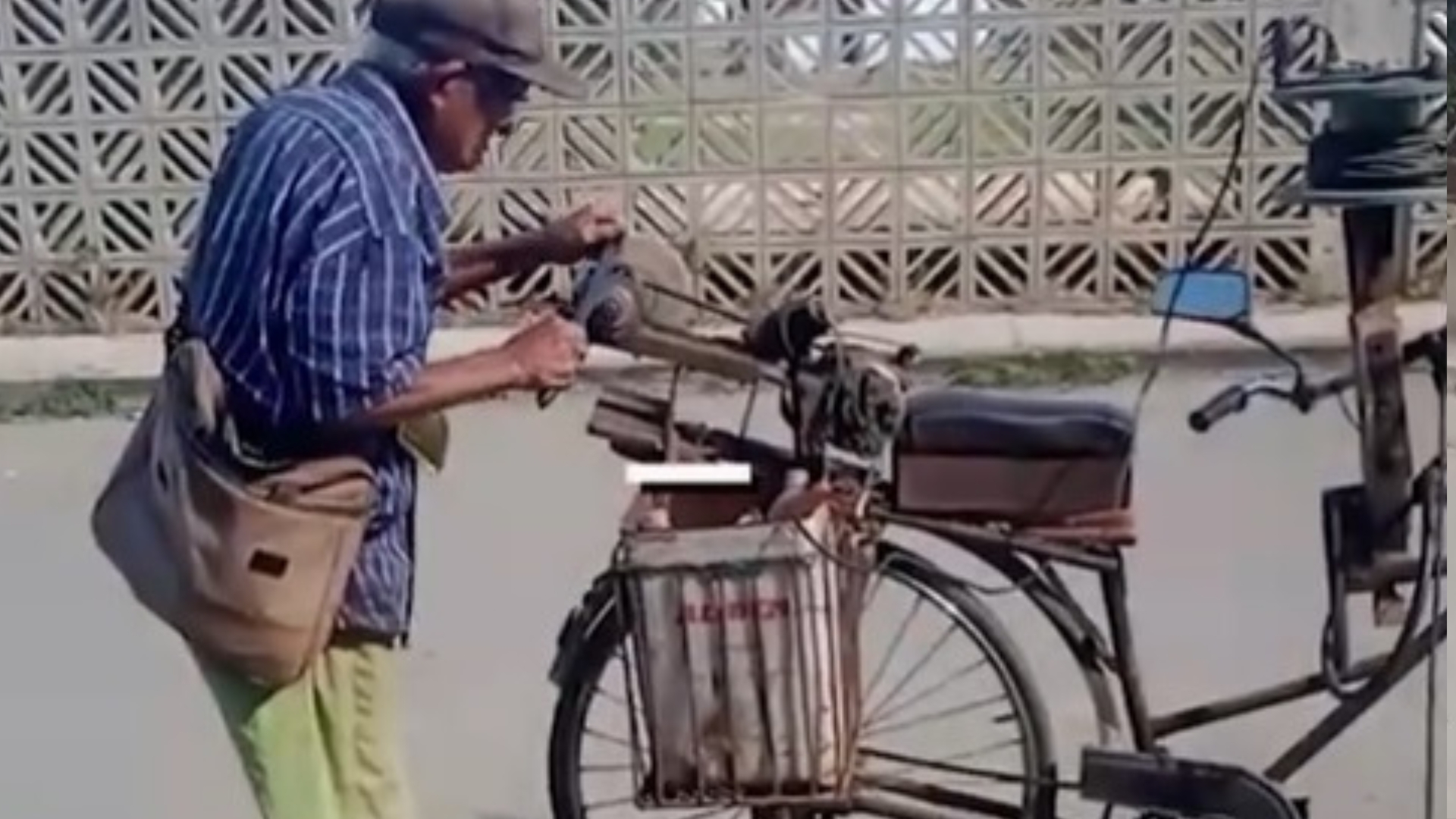 Oficios en Cuba: amolador de tijeras