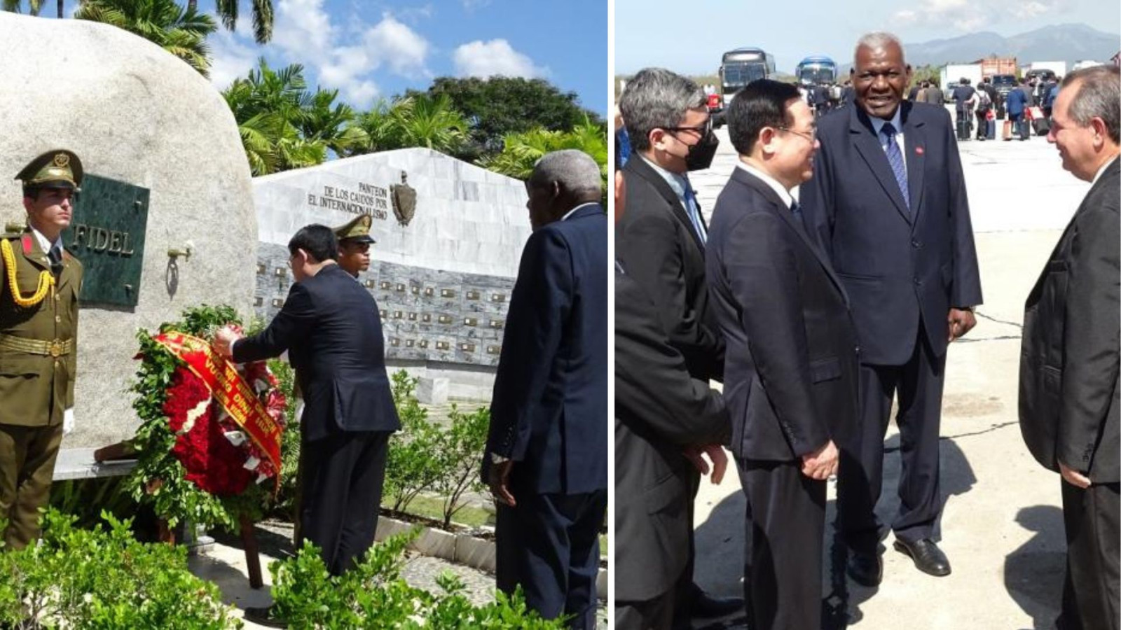 Parlamentos de Cuba y Vietnam reafirman alianza “hacia el socialismo” ante la tumba del dictador Castro