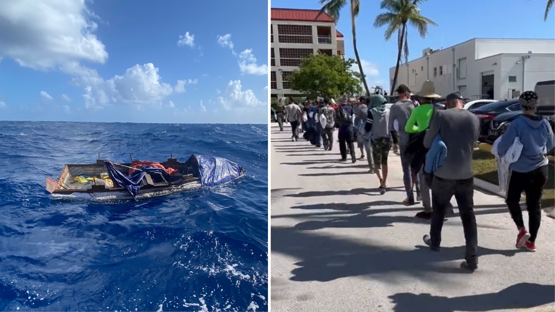 Patrulla Fronteriza detiene a 150 balseros mientras se anuncian vuelos de deportación de EEUU a Cuba