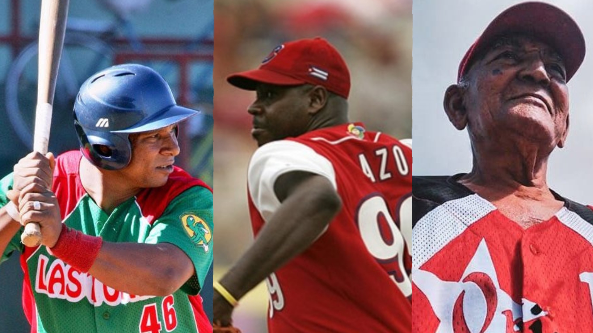 Pedro Luis Lazo y Osmani Urrutia, dos de los peloteros exaltados al Salón de la Fama del béisbol cubano