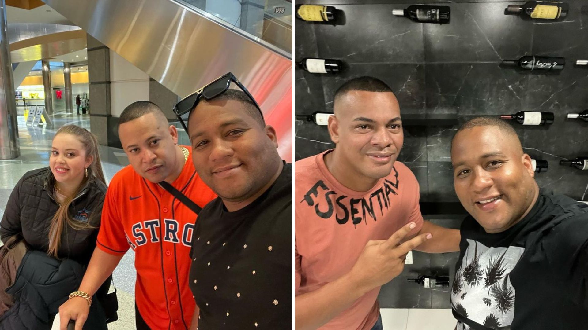 Pelotero cubano Alfredo Despaigne de vacaciones en Estados Unidos