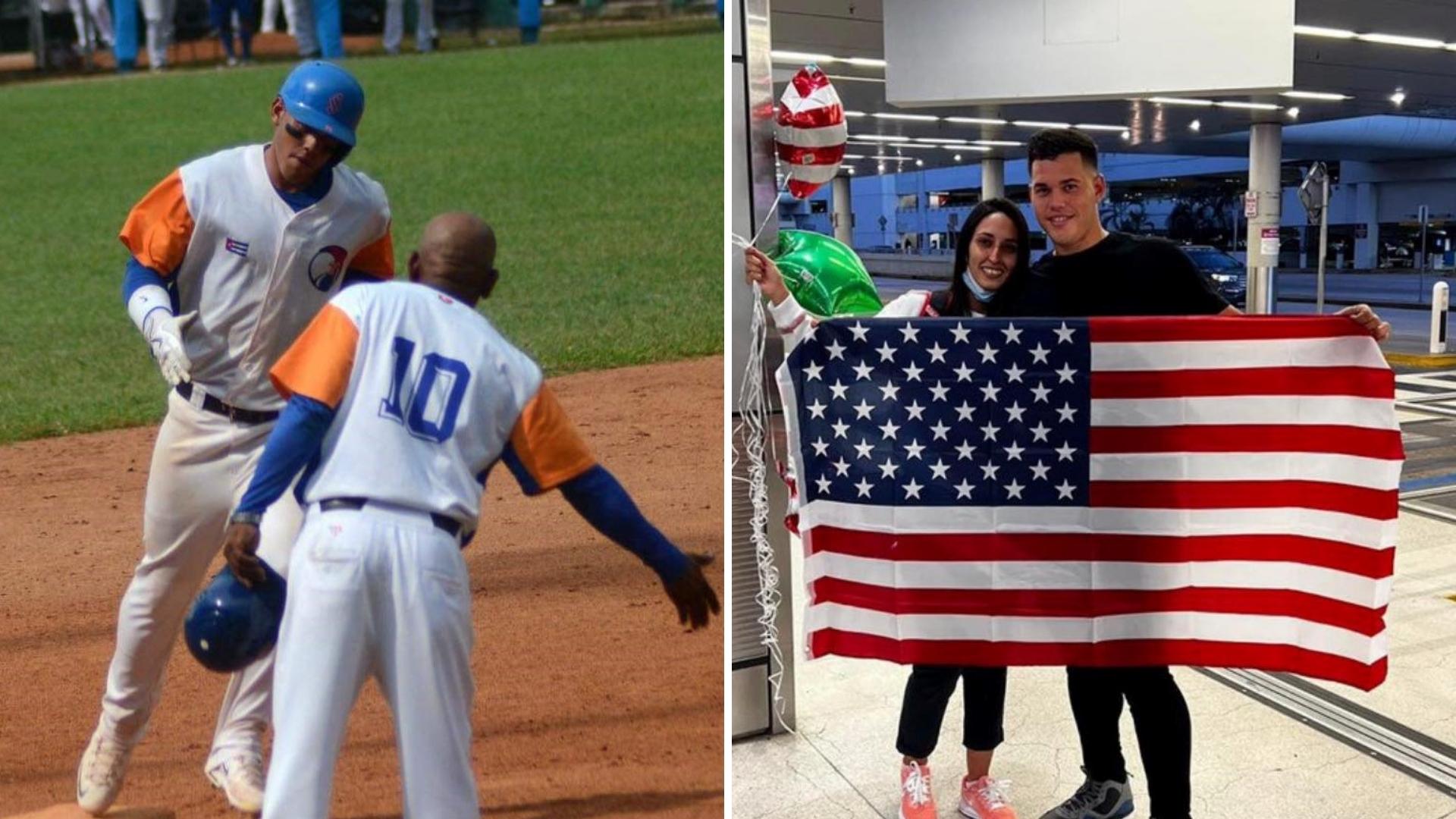 Pelotero cubano Luis Dariel Serrano llega a Estados Unidos a través de la frontera