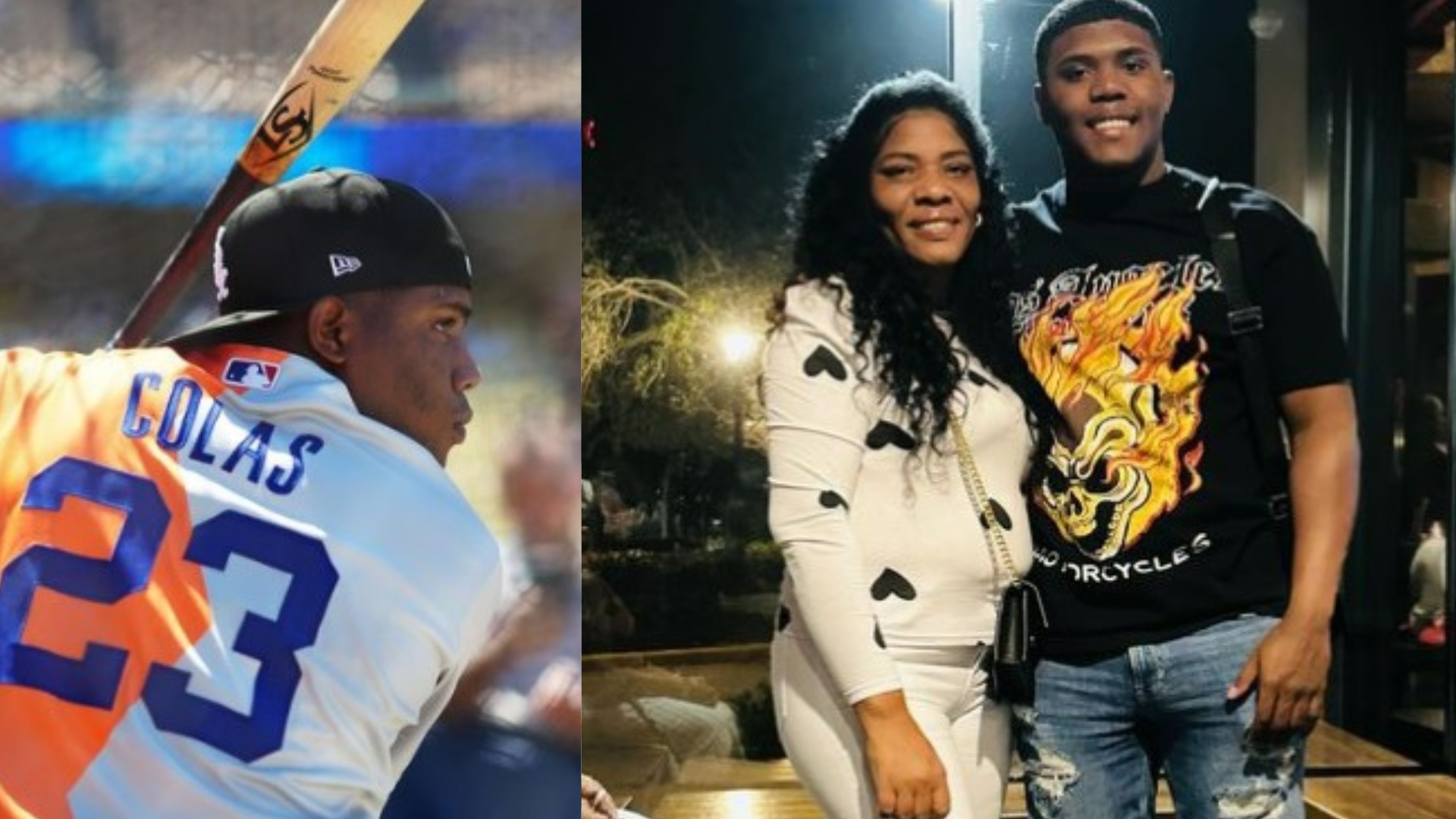 Pelotero cubano Oscar Colás se reencuentra con su madre en Miami