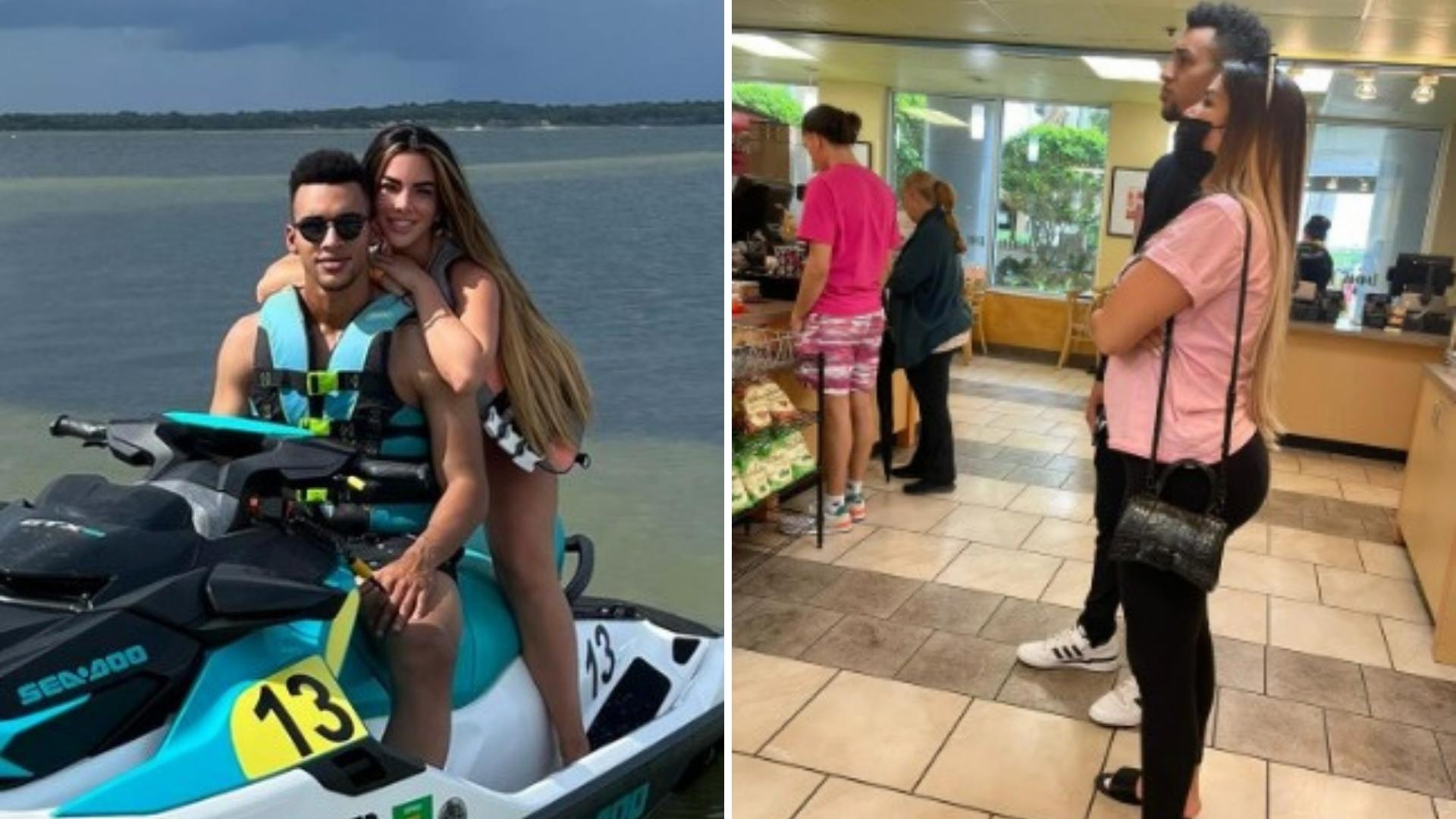 Pelotero cubano Víctor Víctor Mesa y la cantante Náyer estarían esperando su primer hijo