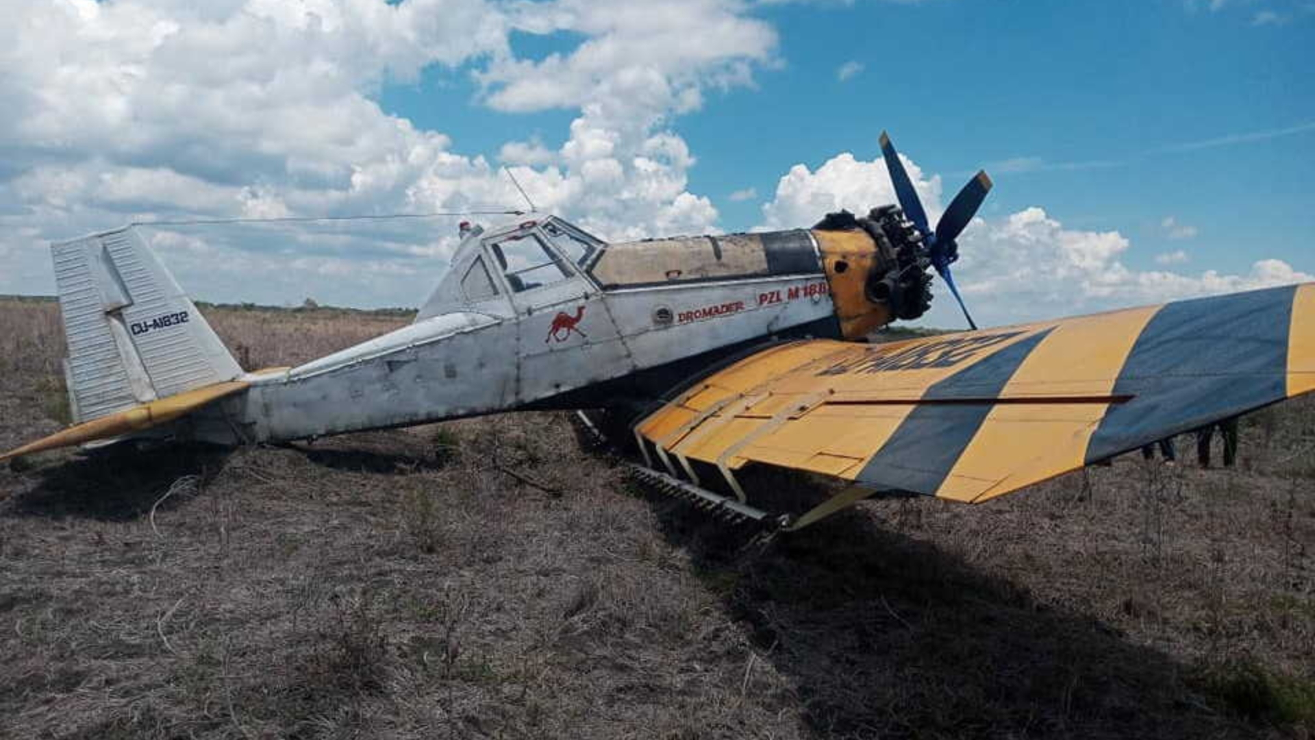 Piloto cubano sobrevive a caída de su avioneta en Sancti Spíritus